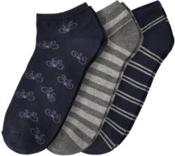 3 Paar Herren Sneaker-Socken im Set