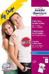 Textilfolien für helle Textilien, 10 Bogen (MD1002)