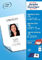 Inkjet Bewerbungspapier, DIN A4, beidseitig beschichtet, 100 g/m², 200 Blatt (2788)