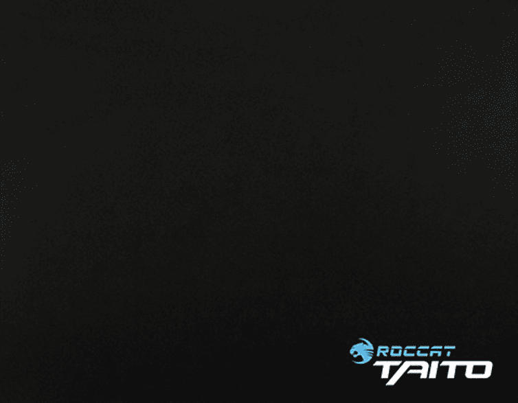 ROCCAT Taito Mid-Size 3mm - Shiny Black Gaming Mauspad (320 mm x 400 mm)