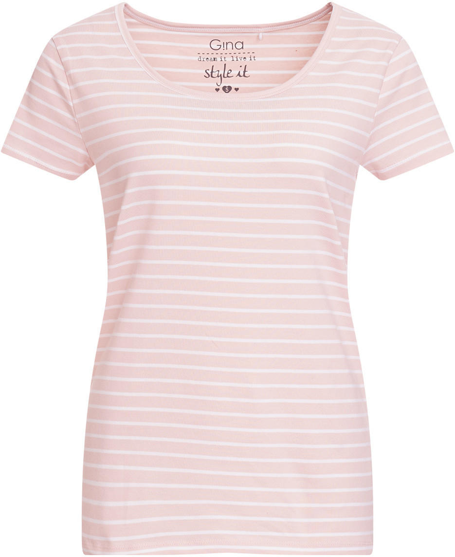 Damen T Shirt im Ringel Look nur € 6,99 Ernsting's family Damen Sweatshirt mit Frottee Applikation | Ernsting's family