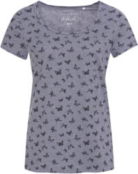 Damen T-Shirt mit Schmetterling-Allover