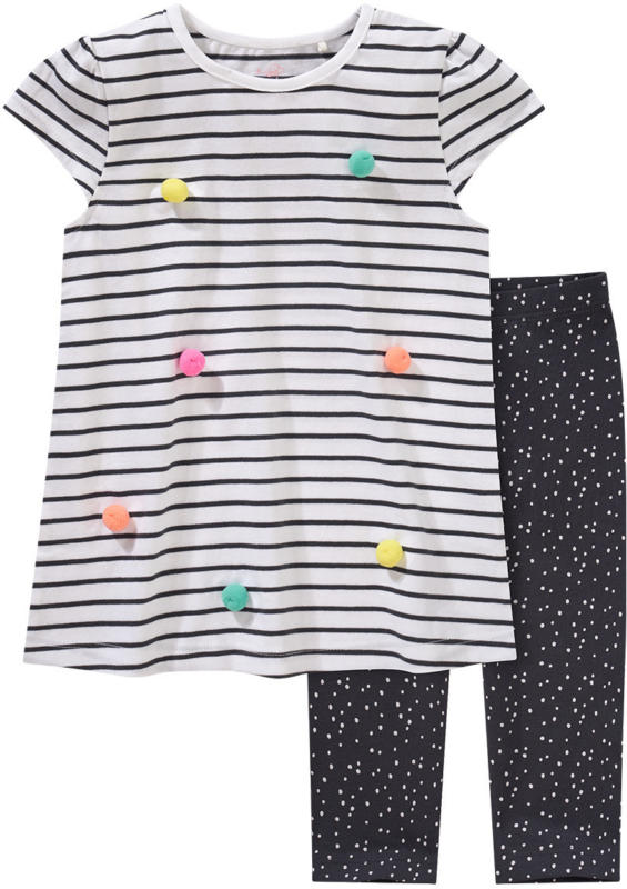 Mädchen T-Shirt und Capri-Leggings im Set