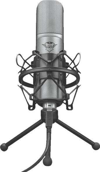 Trust Studio Mikrofon GXT 242 Lance schwarz, USB (22614)
