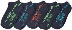 5 Paar Jungen Sneaker-Socken im Set