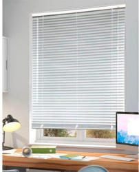 PVC Jalousie, weiß, ca. 90 x 210 cm