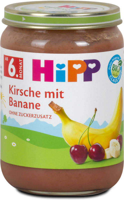Hipp Fruchtbrei Kirsche mit Banane