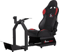 Gaming-Sessel für PC, PlayStation und Xbox, schwarz/rot (75001102)
