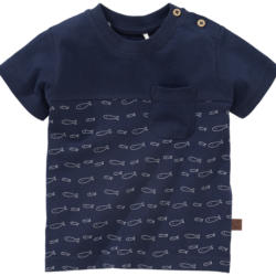 Baby T-Shirt mit Fisch-Allover