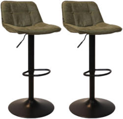Barhocker-Set in Olivgrün