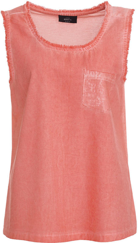 Damen Top mit Oil-Washed-Effekt (Nur online)