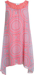Damen Kleid mit Zipfelsaum