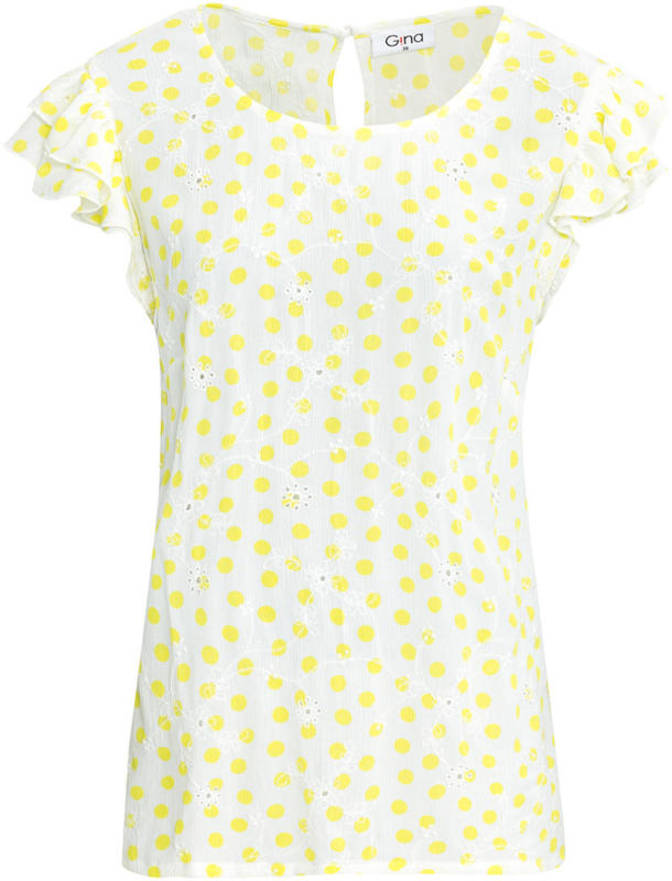 Damen Bluse mit weiten Flügelärmeln (Nur online)