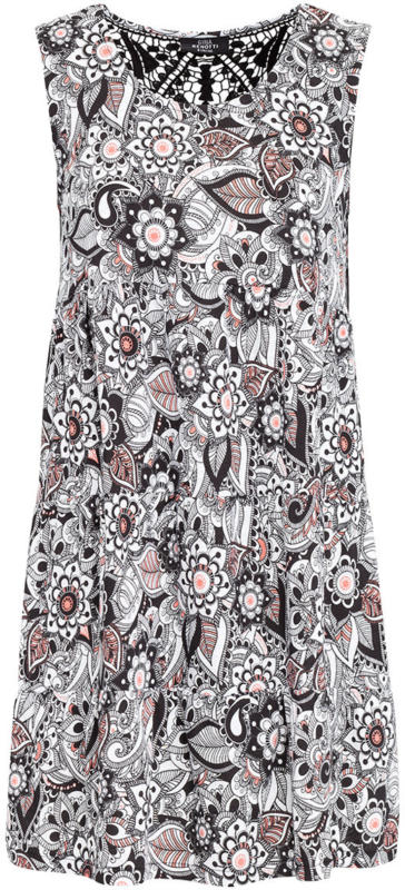 Damen Kleid mit Makramee-Spitze (Nur online)
