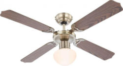 Globo Deckenventilator Champion 0309 D. 106 cm Altmessing/Eiche