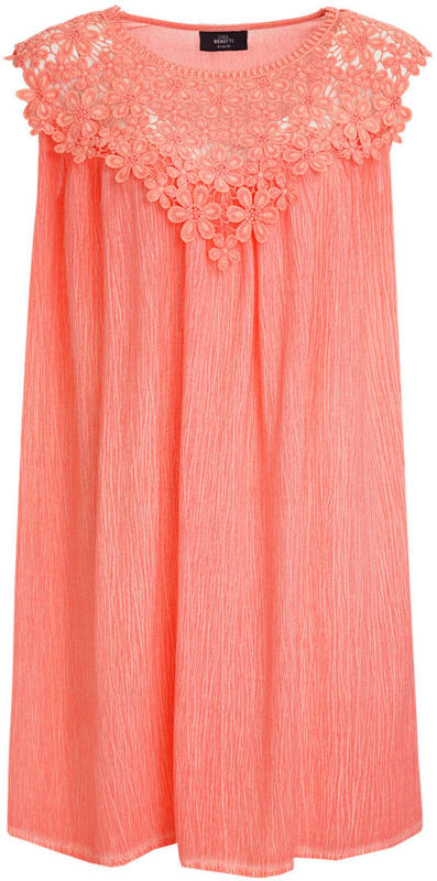 Damen Kleid mit Spitzendetail (Nur online)