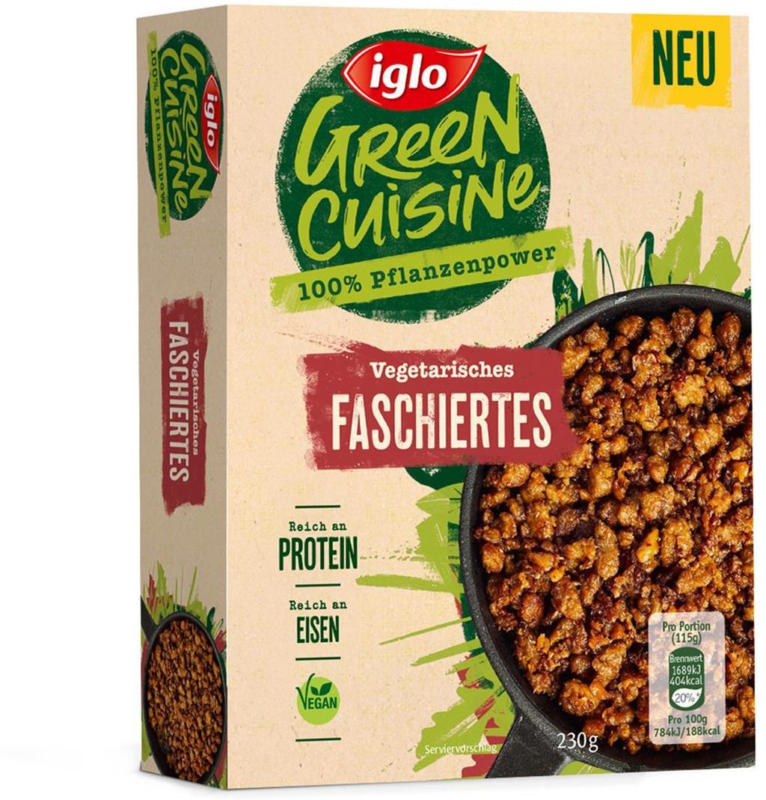 Iglo Green Cuisine Faschiertes vegetarisch