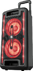 Partylautsprecher Klubb MX GO, tragbar, schwarz, RGB, 160W (23492)