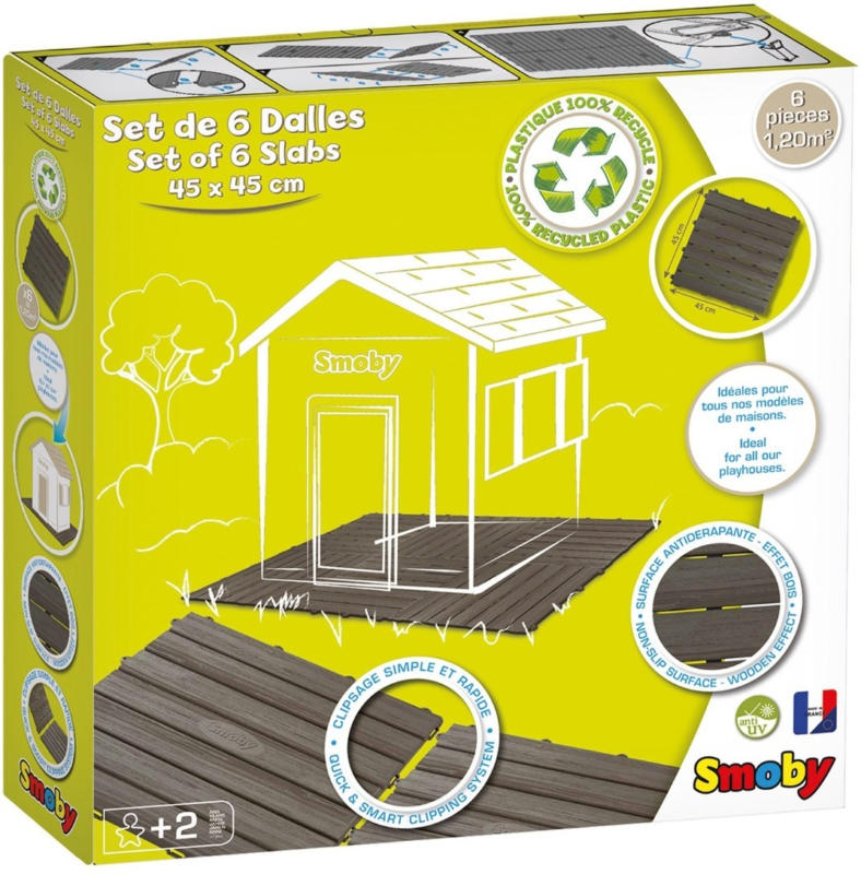 Set de 6 dalles Smoby -