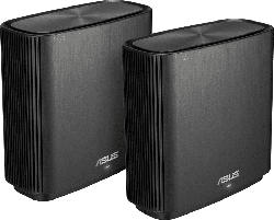 WLAN Router ZenWiFi AC CT8 AC3200, schwarz, 2er-Pack (90IG04T0-MO3R60)
