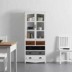 Buffet in Weiß/Grau/Braun 'Florina'