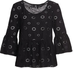 Damen Bluse mit Lochstickerei (Nur online)