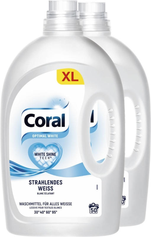 Coral flüssig Optimal White 2 x 2.5 Liter, 2 x 50 WG -