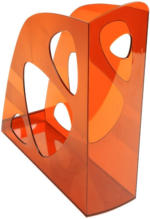 LIBRO Stehsammler Ecomag, orange transparent