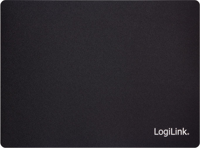 LogiLink Ultra dünnes Gaming Mauspad, schwarz