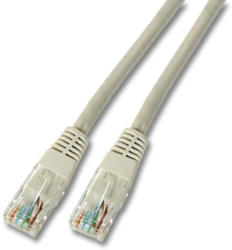 RJ45 Netzwerkkabel CAT5E LAN Kabel Ethernet Patchkanel, 15 Meter, Hellgrau