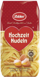Zabler Hochzeitnudeln versch. Sorten, jede 500-g-Packung