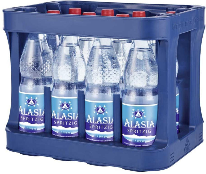 Alasia Mineralwasser versch. Sorten, 12 x 1 Liter, jeder Kasten
