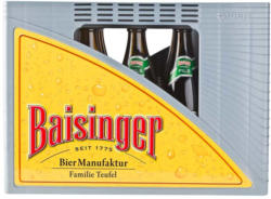 Baisinger Spezial oder Pilsner 20 x 0,5 Liter, jeder Kasten