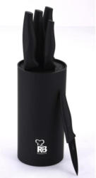 Messerblock Black Flash, 6-Tlg, Edelstahl