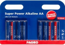 PAGRO Batterie Super Power Alkaline AA 8 Stück
