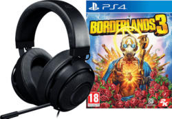 PS4 Kraken Pro V2 for Console Gaming Headset Schwarz + Borderlands 3