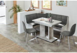 Eckbankgruppe Weser Beton-Optik/ Vintage anthrazit