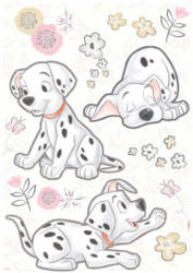 Deko-Sticker 101 Dalmatiner Best of Friends ca. 50 x 70 cm