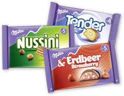 Milka Tender*, Riegel* od. Nussini