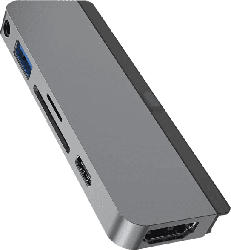 HyperDrive 6-in-1 USB-C Hub für iPad Pro 2018, grau (HD319-GRAY)