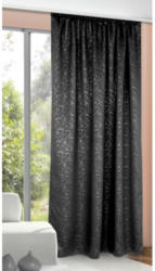 Dekovorhang Dimout Sissy schwarz ca. 135 x 245 cm