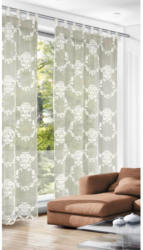 Schlaufenvorhang Ornament champagner ca. 140 x 280 cm