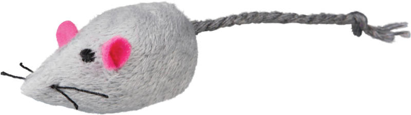 Trixie Souris en peluche herbe à chat avec clochette 5cm