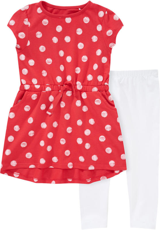Mädchen Kleid und Capri-Leggings im Set (Nur online)