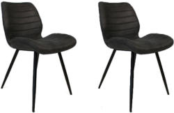 Stuhl-Set In Textil Anthrazit