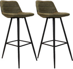 Barhocker-Set In Olivgrün