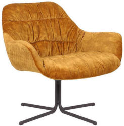 Sessel In Textil Dunkelgelb