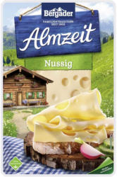 Bergader Almzeit Scheiben 45 % Fett i. Tr., versch. Sorten, jede 150/130-g-Packung