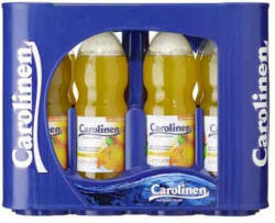 Carolinen Orangen oder Zitronenlimonade 12 x 1 Liter, jeder Kasten