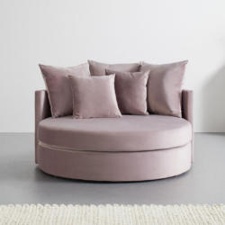 SOFA in rosa inkl. 5 Kissen 'Elena'